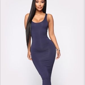 Midi dress fashion nova